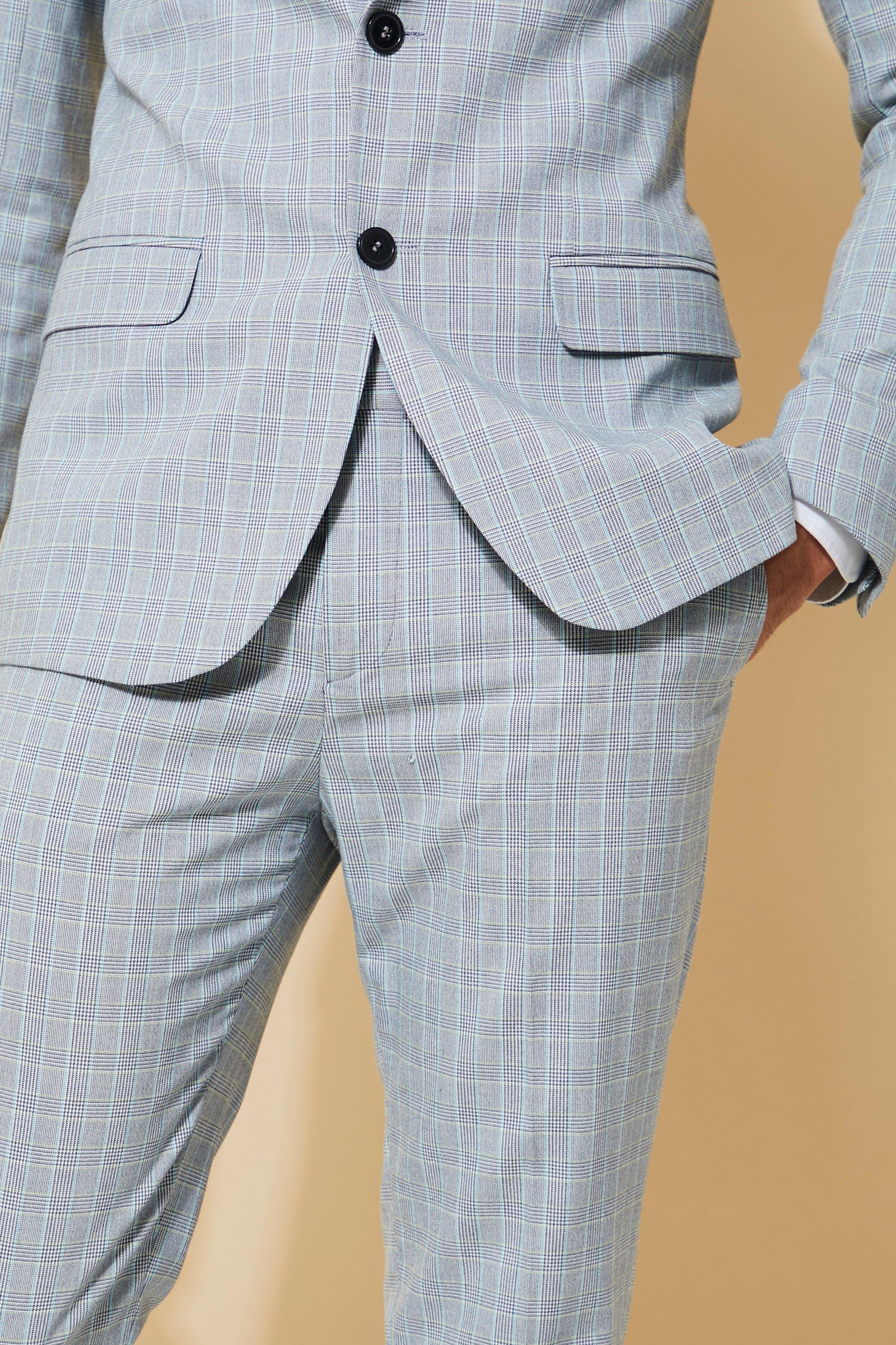 Womens grey check clearance suit